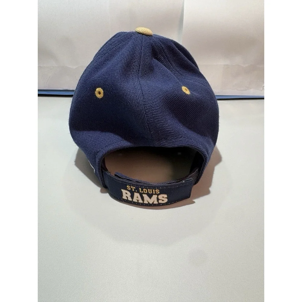 Los Angeles/St. Louis Rams Reebok On Field Blue Strapback Cap Hat NFL